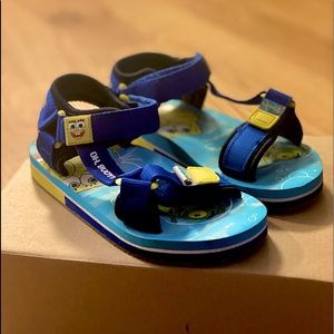 Zara Spongebob Square Pants Unisex Sandals